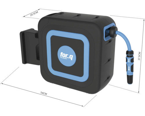 Navijak so záhradnou hadicou a rozmermi