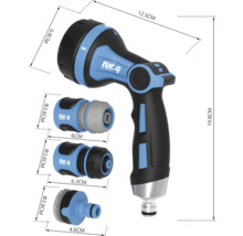 Multifunkčná sprcha For Q s rozmermi produktu