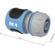 Logo For-q spojka pre záhradné hadice, dĺžka 6 cm