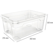 Úložný box s rozmermi 368 mm x 255 mm x 169 mm