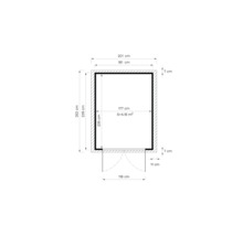 Rozmery záhradného domčeka