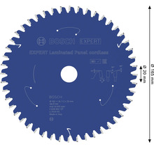 Pílový kotúč Bosch Expert Laminated Panel cordless s priemerom 165 milimetrov a otvorom 20 milimetrov pre akumulátorové ručné okružné píly