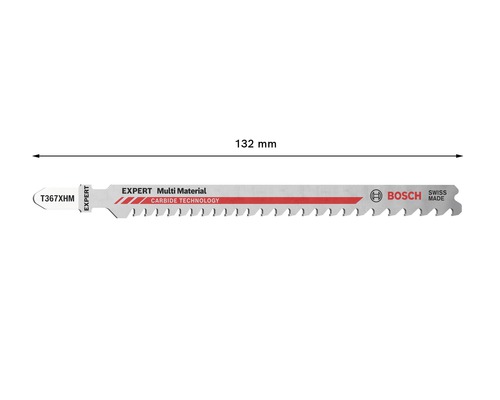Pílový list do priamočiarej píly Bosch Expert Multi Material s dĺžkou 132 milimetrov