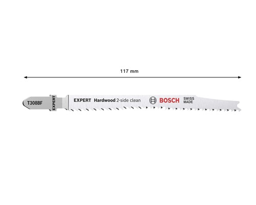 Pílový list Bosch Expert na tvrdé drevo, 117 mm