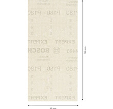 Brúsny list Bosch Expert s rozmermi 93 mm x 186 mm