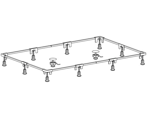 Vaňová noha s nastaviteľnými nohami