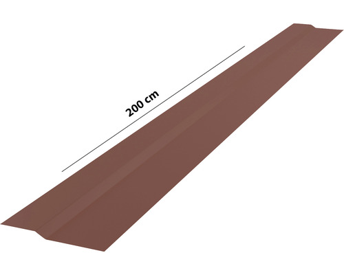 Strešný okrajový profil z kovu, dĺžka 200 cm
