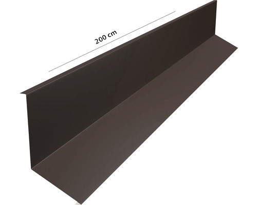 Strešný okrajový uholník, dĺžka 200 cm