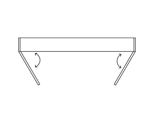 Sklopná konzola s otočným pohybom