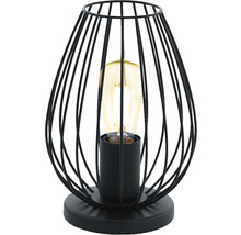 Dekoratívna stolná lampa s objímkou a drôtenou klietkou