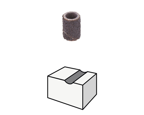 Brúsny návlek a brúsny blok v súprave