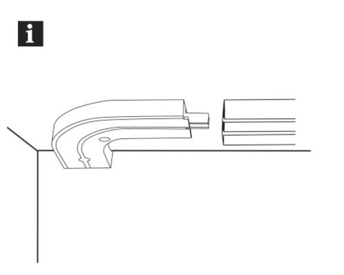 Návod na inštaláciu LED lišty s rohovým prvkom
