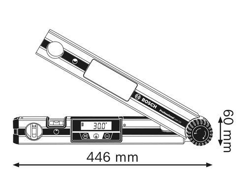 Uhlomer Bosch GAM 220 Professional s rozmermi