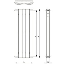 Kúpeľňový radiátor Korado Koratherm 160x36,6 cm biely-thumb-0