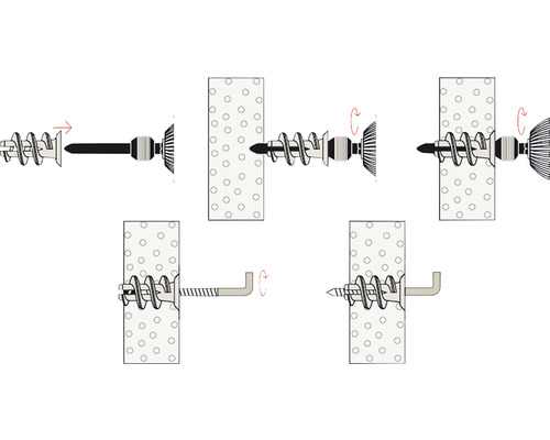 Návod na montáž hmoždinky do sadrokartónu