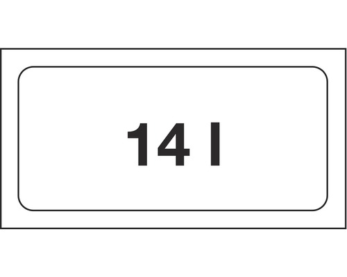 Symbol pre objem 14 litrov