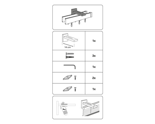 Návod na montáž záclonovej lišty s príslušenstvom