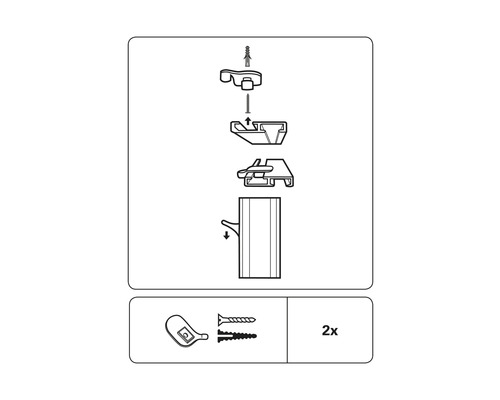 Montážny návod na upevnenie na stenu