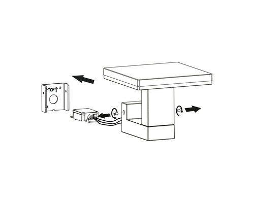 Návod na inštaláciu štvorcového vonkajšieho svietidla
