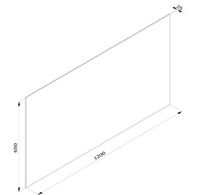 Zrkadlo Shine Line 65x120 cm