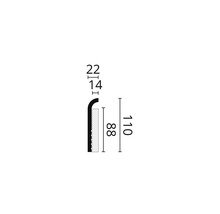 Podlahová krycia lišta CF1 110x22 mm-thumb-3
