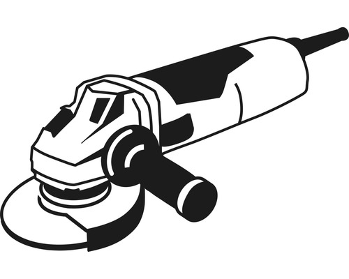 Uhlová brúska na použitie v dielni
