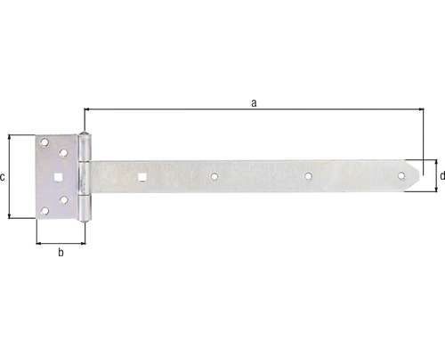 Pásový záves s rozmermi