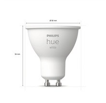 LED žiarovka Philips HUE 8719514340145 GU10 5,2 W 400lm 2700K stmievateľná 2ks - kompatibilná so SMART HOME by hornbach-thumb-3