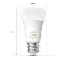 LED žiarovka Philips HUE 8719514291171 White And Color Ambiance A60 E27 9W/75W 1100lm 2000-6500K stmievateľná - kompatibilná so SMART HOME by hornbach-thumb-4