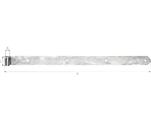 Nastaviteľný pás pre záhradné bránky a dvere