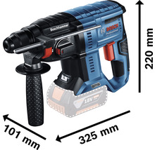Vŕtacie kladivo Boschhammer s rozmermi 101 mm x 220 mm x 325 mm