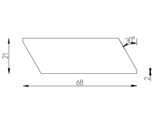 Technický výkres s rozmermi