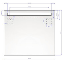 LED Zrkadlo do kúpeľne Luna 80 x 70 cm 902-012