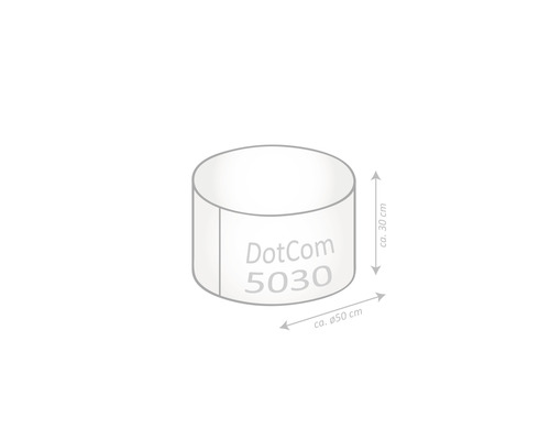 Debniaci prvok DotCom 5030, priemer približne 50 cm, výška približne 30 cm