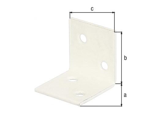 Rohový spojovník s rozmermi