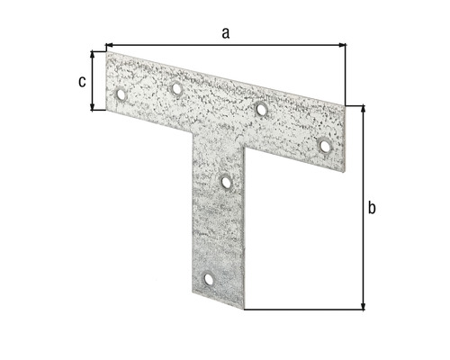 T-spojka pre drevené konštrukcie s rozmermi