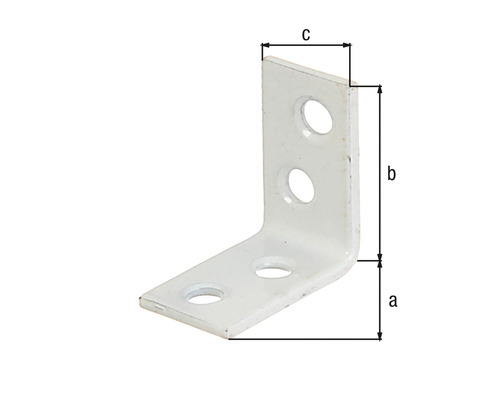 Rohový spojník s otvormi na upevnenie