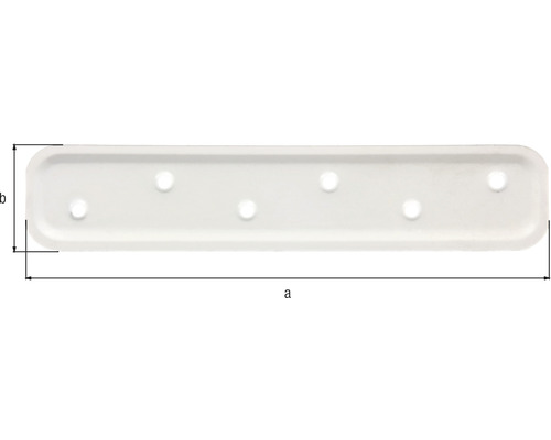 Kovová doska s otvormi a rozmermi