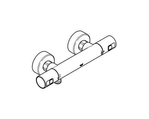 Termostatická nástenná batéria pre sprchu alebo vaňu