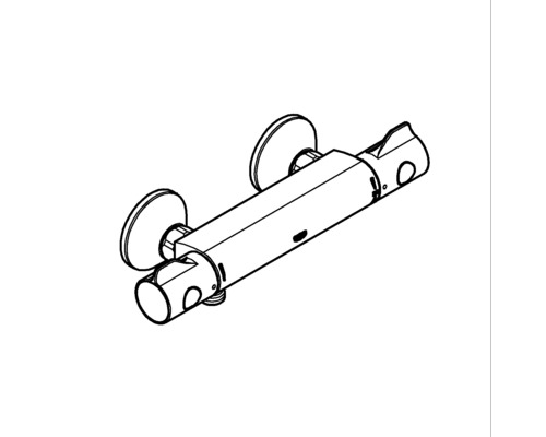 Termostatická sprchová batéria na pripojenie vody