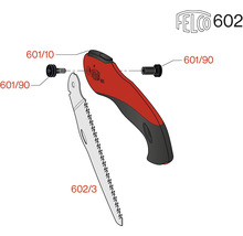 Prehľad náhradných dielov Felco 602