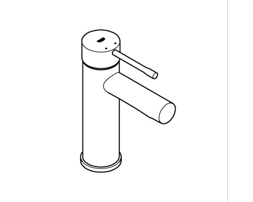 Nákres umývadlovej batérie