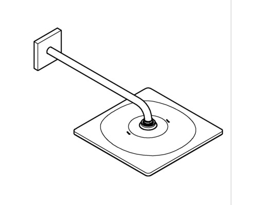 Sprchová hlavica s nástenným ramenom