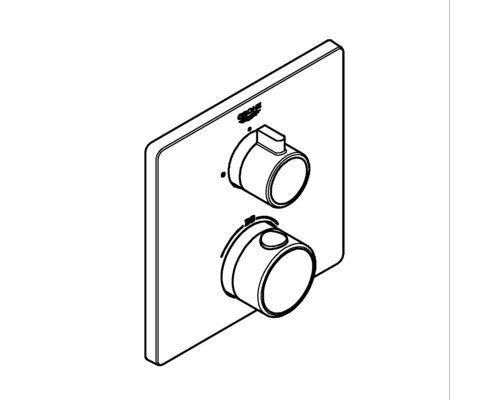 Logo Grohe Termostatická batéria do kúpeľne