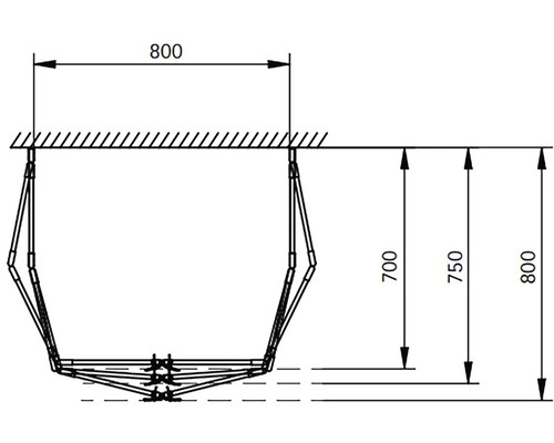 Technický výkres sušiaka s rozmermi