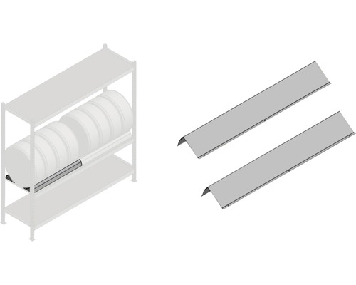 Regál so záchytnou vaňou na kvapaliny