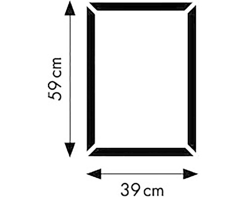 Rozmery produktu: 59 cm výška a 39 cm šírka