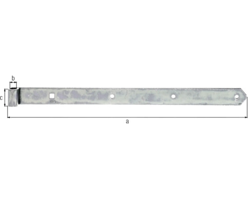 Kovový pás pre drevené brány