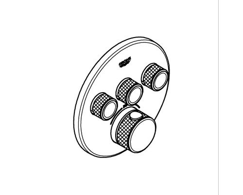 Logo Grohe Termostatická batéria s niekoľkými otočnými gombíkmi