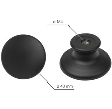 Nábytkový gombík, priemer 40 milimetrov, závit M4